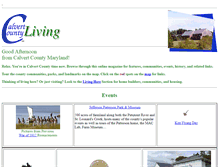 Tablet Screenshot of calvert-county.com